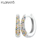 Minimalist CZ Huggie Hoop Earrings