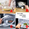Microwave Splatter Guard with Steam Vent and Handle