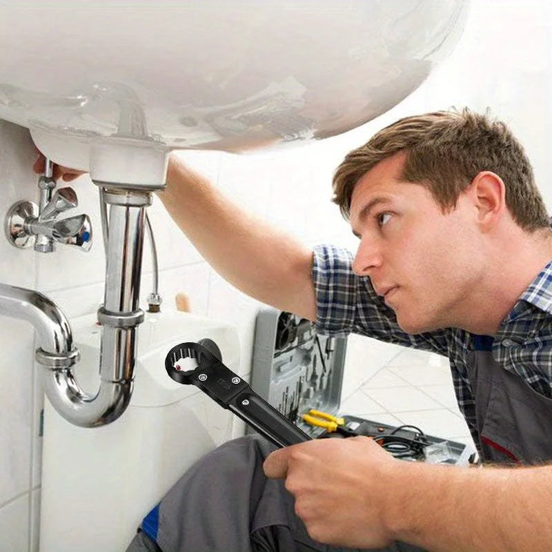 Professional Double-End Angle Stop Wrench for Plumbing Repairs