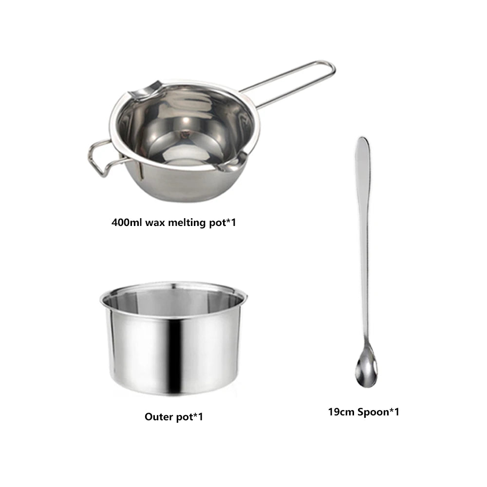 DIY Soy Wax Candle Making Kit with Stainless Steel Melting Pot