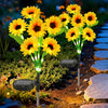 Solar Sunflower Garden Lights