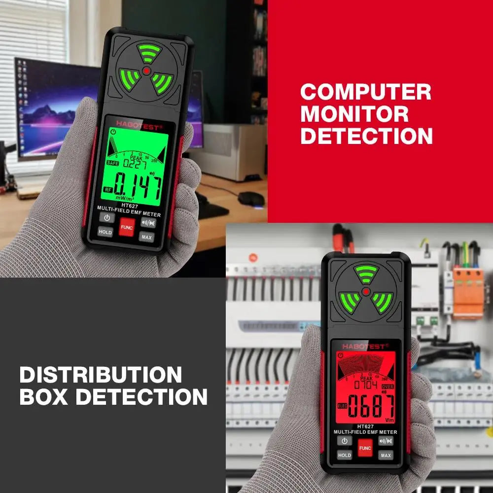 Professional Handheld EMF Meter for Home and Office Safety