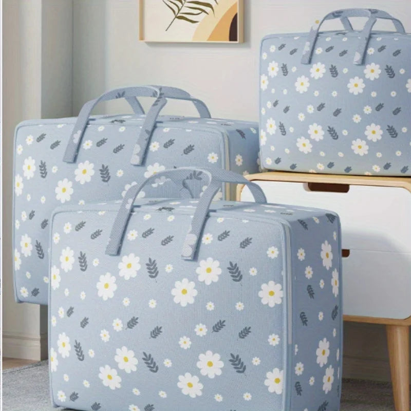Large Foldable Blanket Storage Bags for Comforters and Bedding