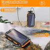 Solar Power Bank 80000mAh with LED Light and Compass