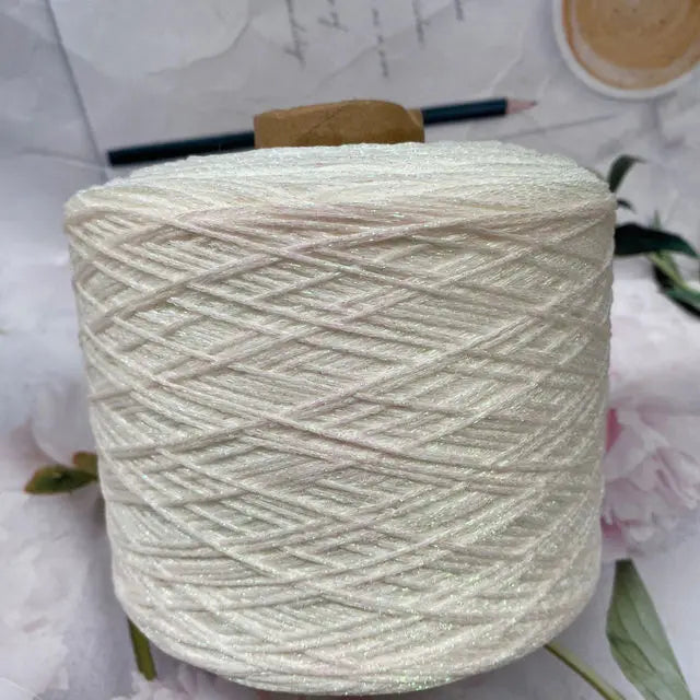 Glitter Blended Cotton Yarn Skein for Knitting & Crochet
