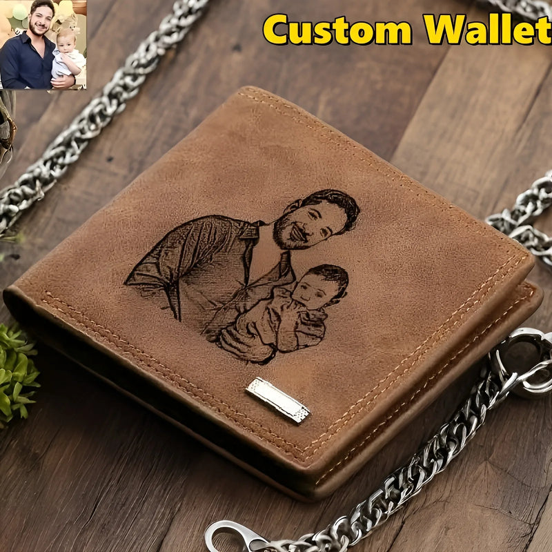 Cartera con Foto Personalizada y Grabado a Medida