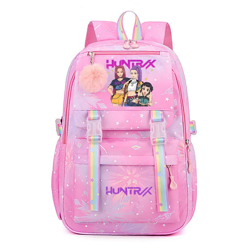 Stylish Letter Print Nylon Backpack for Everyday Use