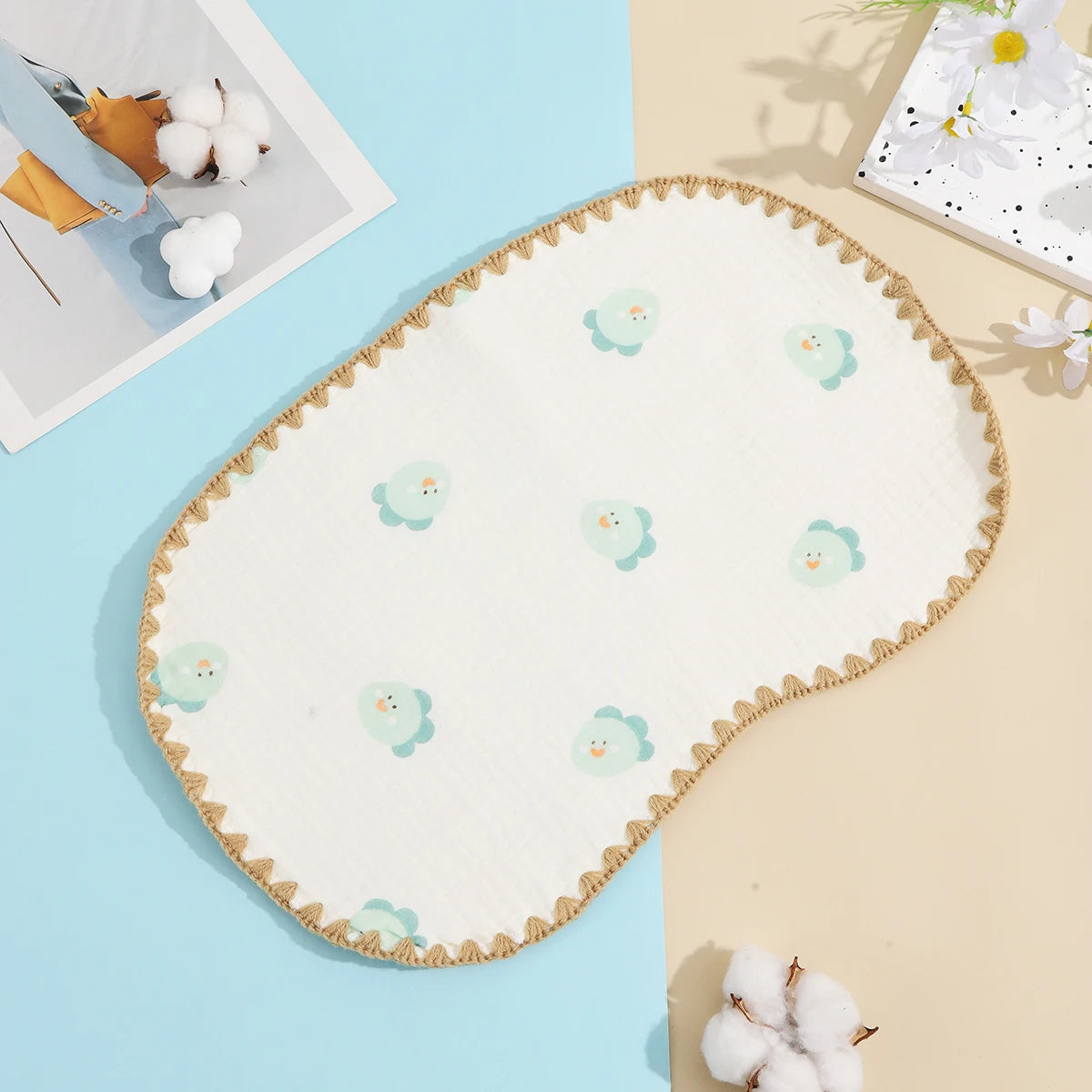 Cloud Soft Baby Pillow with Cotton Gauze Cover