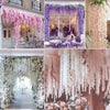 Artificial Wisteria Vine Garland for Wedding & Home Décor