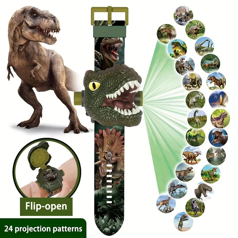 Dinosaur Projection Watch with 24 Light-Up Patterns