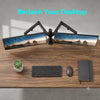 Heavy-Duty Dual Monitor Stand with Full Articulation for Desks Up to 32 Inches