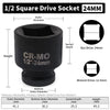 Heavy-Duty Square Drive Impact Socket Adapter Set