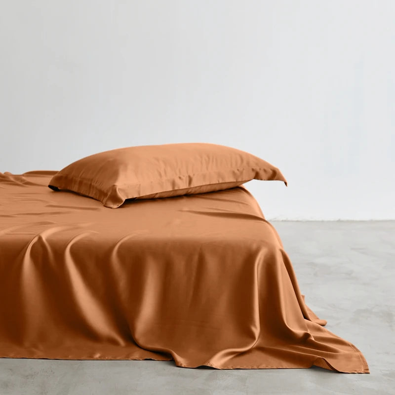 100% Bamboo Bed Sheet Set with Deep Pocket Fitted Sheet