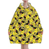 Veste/Pyjama-Plaid Canard Cartoon Oversize