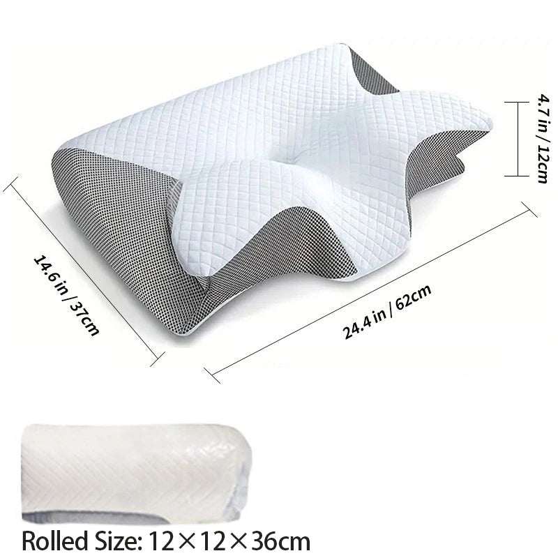 Ergonomic Memory Foam Cervical Pillow