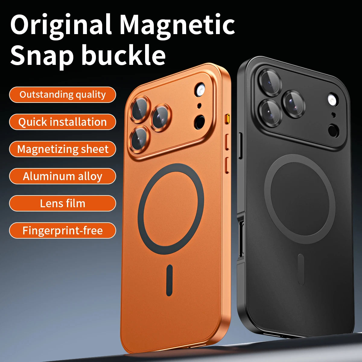 Magnetic Aluminum Phone Case