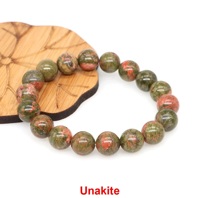 Bracelet Perles en Aventurine Verte Naturelle