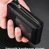 Compact Zipper Card Wallet with Multiple Slots