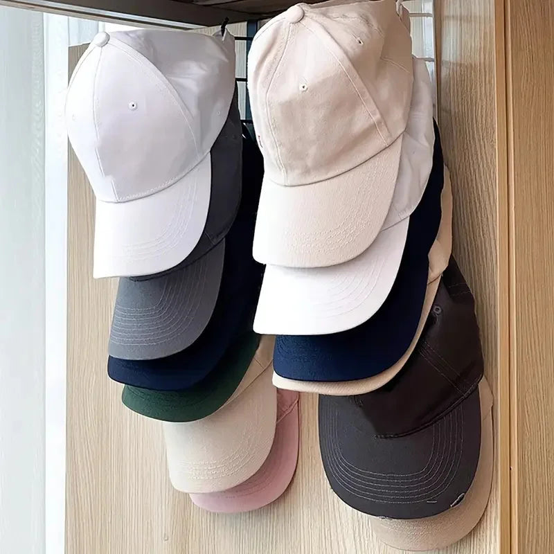 Wall-Mounted Hat Rack with 6 Hooks