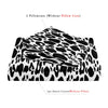 Dark Leopard Print Duvet Cover Set with Two Pillowcases