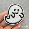 Black & White Racing Flag Embroidered Patches (Iron-On / Sew-On)