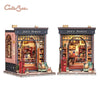 Book Nook DIY Wooden Miniature Kit with LED Lighting