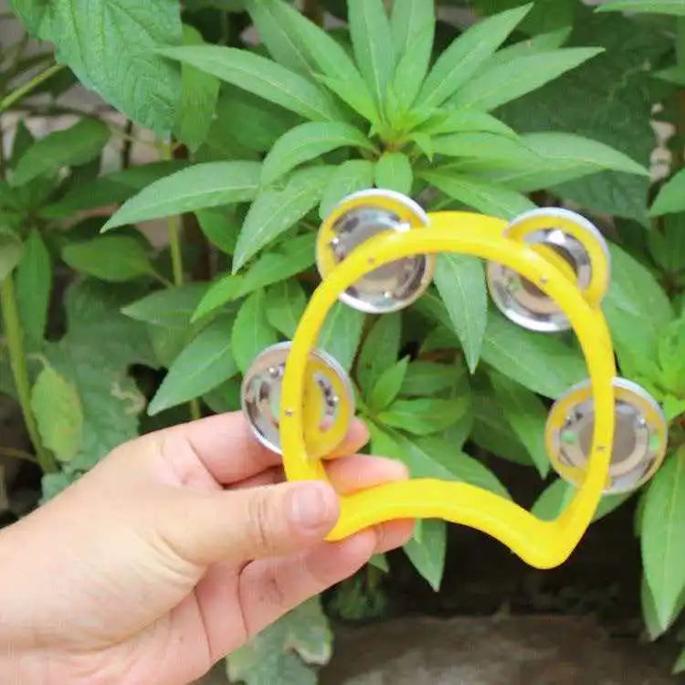 Handheld Tambourine with Jingle Bells for Kids