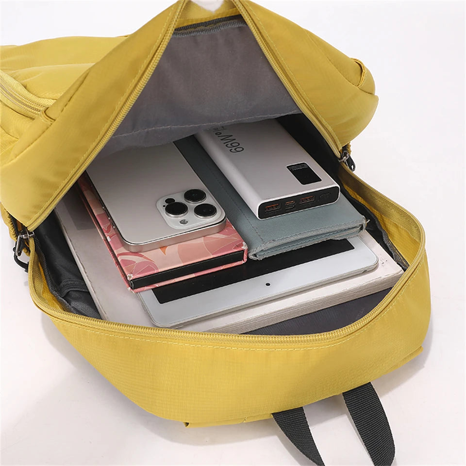 Water-Resistant Oxford Daypack for Women with Laptop Compartment