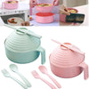 Microwave Ramen Bowl Set with Lid & Utensils