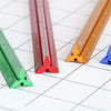 Aluminum Triangular Scale Ruler for Students (15cm/30cm)