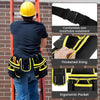 Heavy-Duty Tool Belt with Detachable Pouches & Adjustable Waist Strap