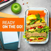 Tupperware de Vidrio Borosilicato Rectangular con Tapa Hermética
