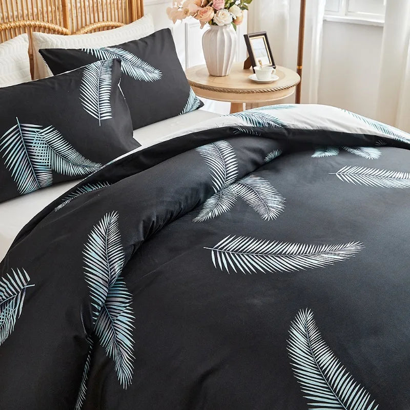 Vintage Floral Duvet Cover Set with Pillowcases