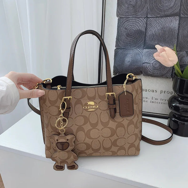 Elegant PU Tote Bag with Magnetic Closure