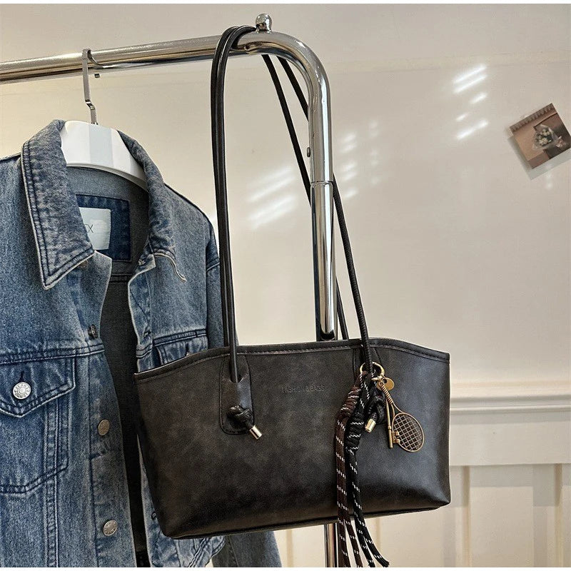 Retro Tote Bag - Large Capacity Casual Shoulder Bag