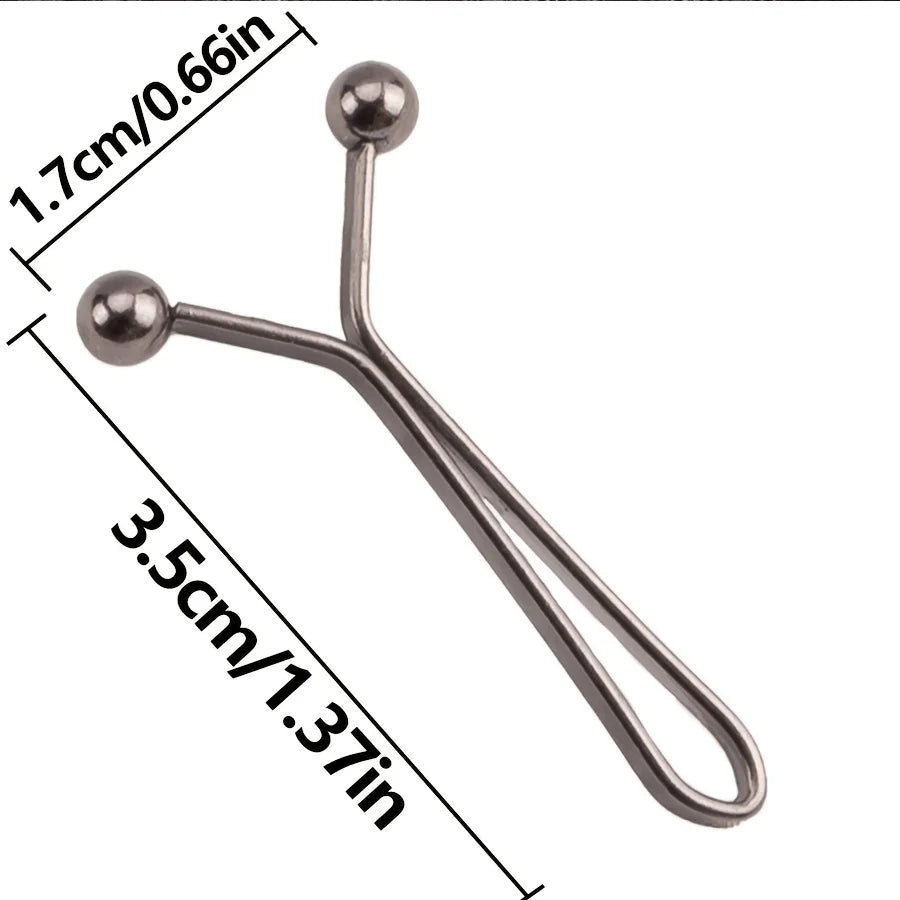 Invisible Waist Metal Clip Set - Adjustable U-Shaped Pant and Shirt Fasteners