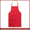 Adjustable Solid Color Kitchen Apron with Pocket