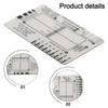 ECG Interpretation 7-Step Reference Card Ruler