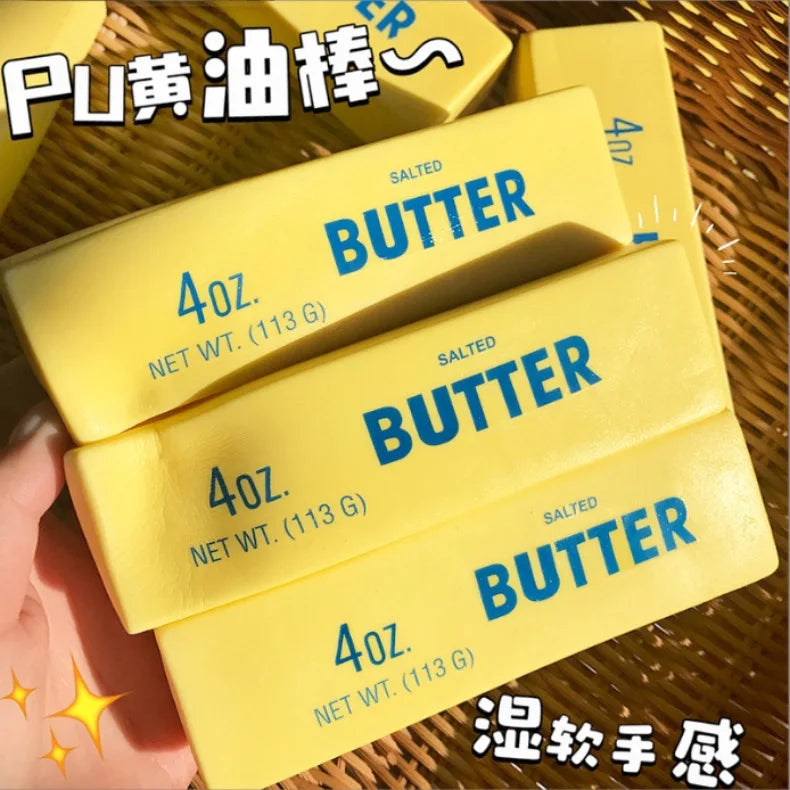 Large Butter Stick Stress Relief Squeeze Toy