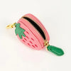 Fruit-Shaped PU Leather Coin Purse with Keychain