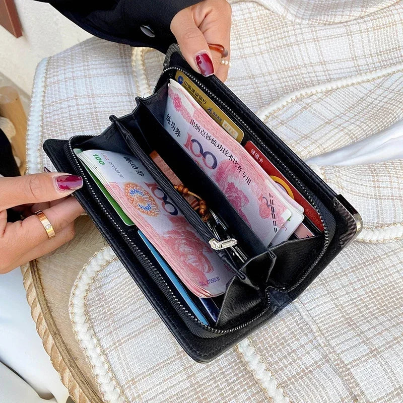 Skull Punk Style Long Wallet with RFID Protection