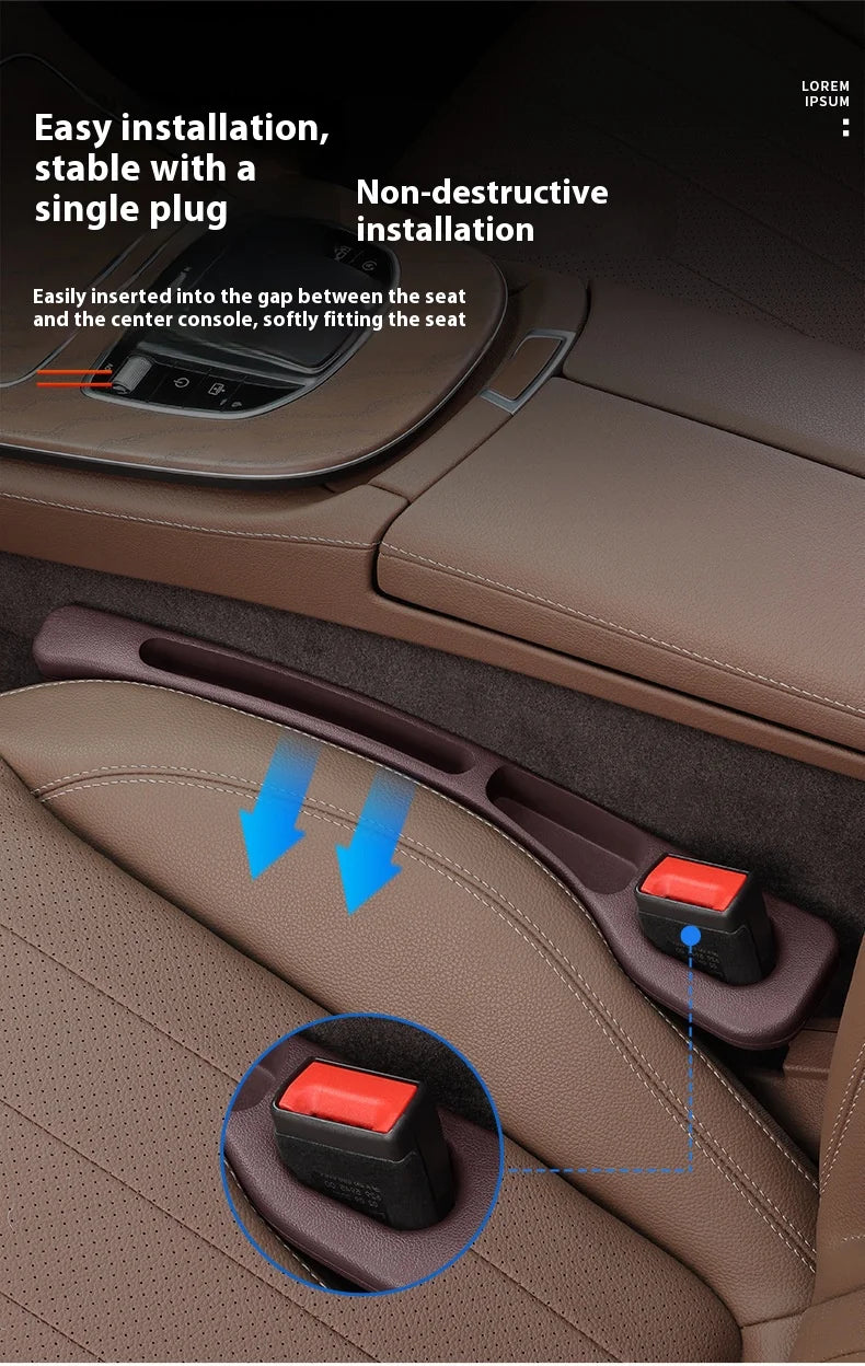 Car Seat Gap Plug and Organizer Set