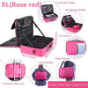Large Capacity Waterproof Makeup Bag with Zipper Closure