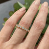 Round Cubic Zirconia Statement Ring