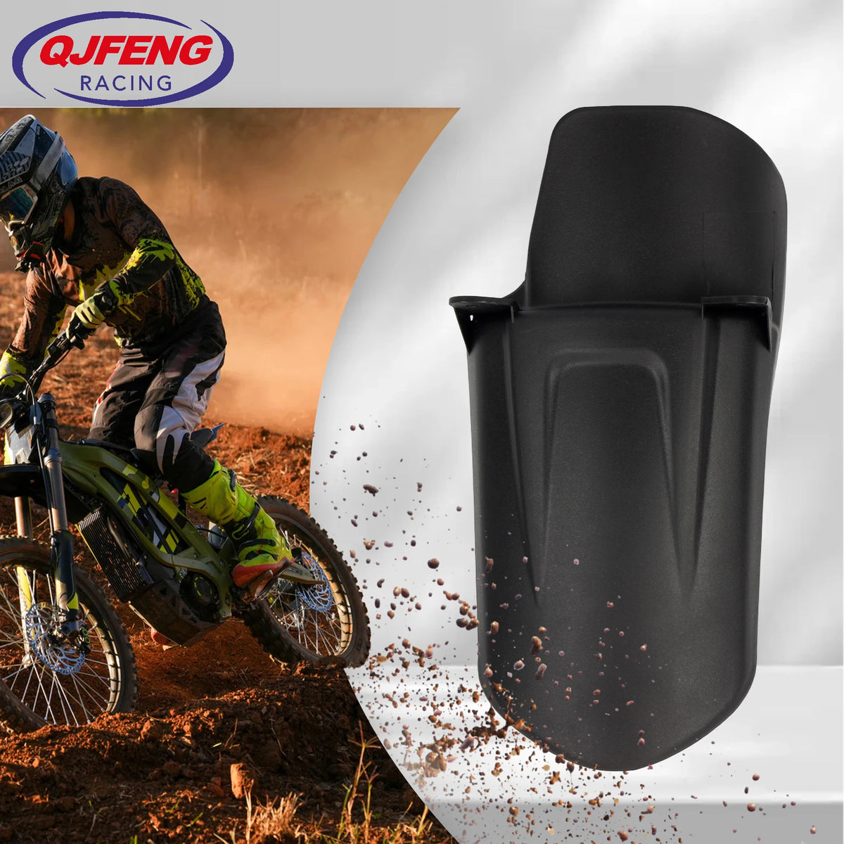 Carbon Fiber Style Rear Fender for Sur-Ron Light Bee S/X