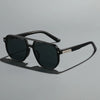 Y2K Double-Bridge Square Sunglasses