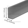 A gray silicone water dam designed for shower threshold dry-wet separation.