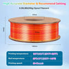 Dual & Tri-Color Silk PLA Filament for 3D Printing