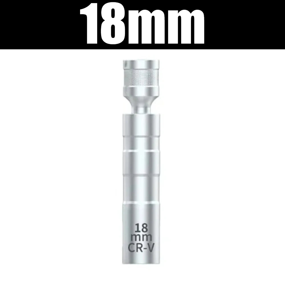 Universal Joint Spark Plug Socket Set with Magnetic Thin Wall Design