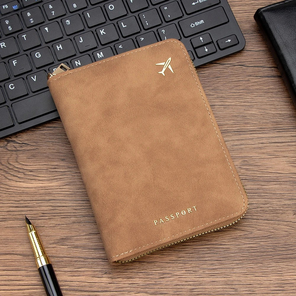 Travel Passport and Wallet Organizer with RFID Protection